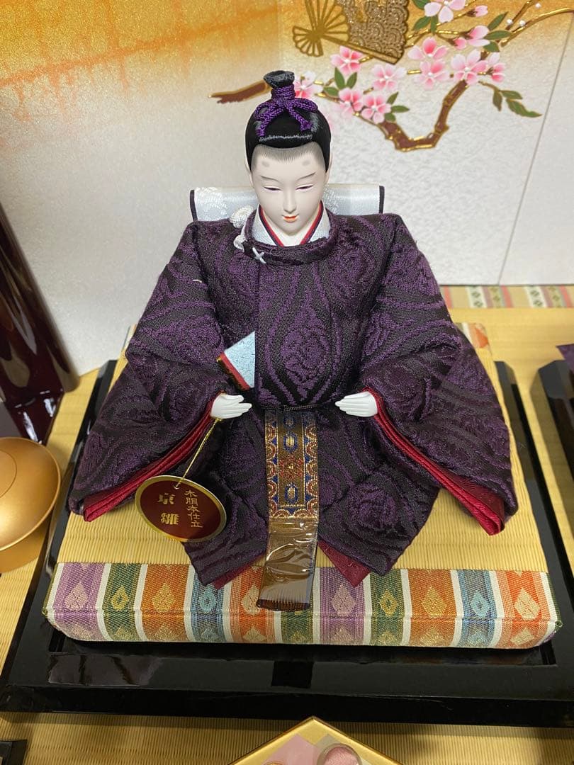 東京久月　雛人形　親王飾り収納セット　頭：元光　作・本胴本仕立て　京雛