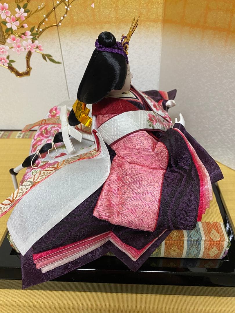 東京久月　雛人形　親王飾り収納セット　頭：元光　作・本胴本仕立て　京雛