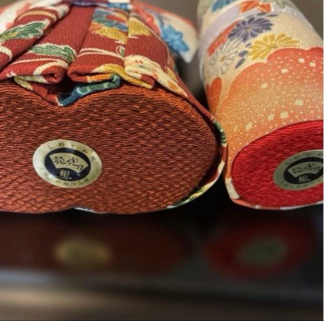 美品！「古布調極上立雛」　龍虎堂　龍虎作