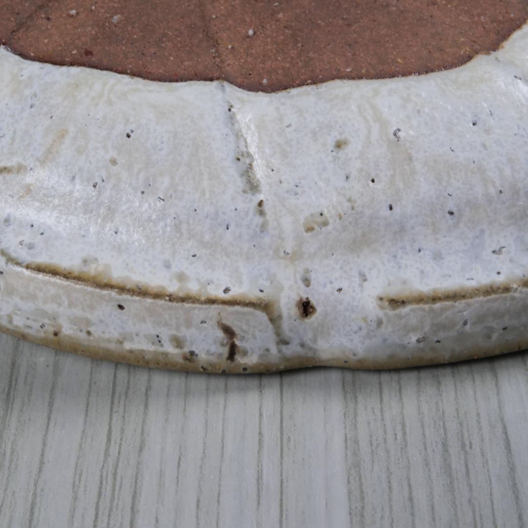 村上直子 レモンプレート/白 2枚セット　作家もの 器