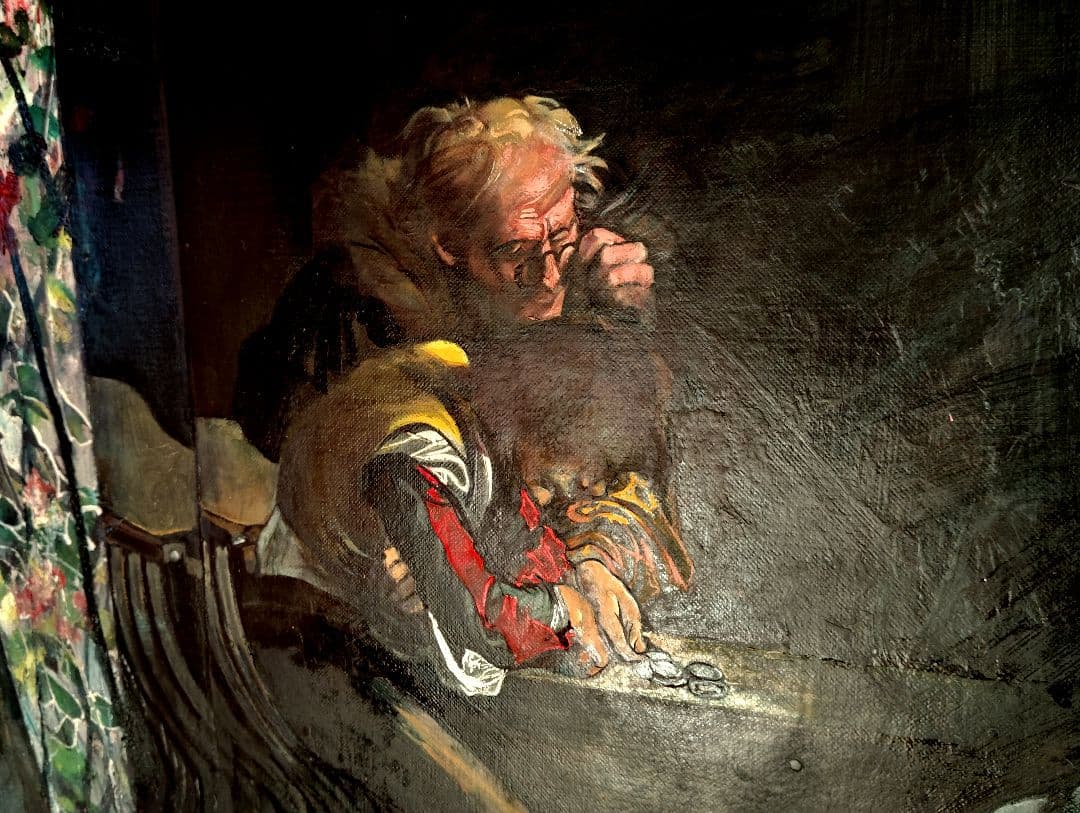 ★おすすめ迫力絵画1940x1310薔薇と酒の日々■油彩画 大キャンバス大型真作