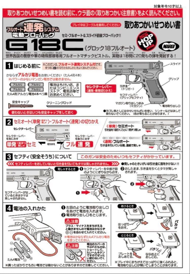 美品　東京マルイ　カスタム品　グロック　G18C Glock 電動ブローバック