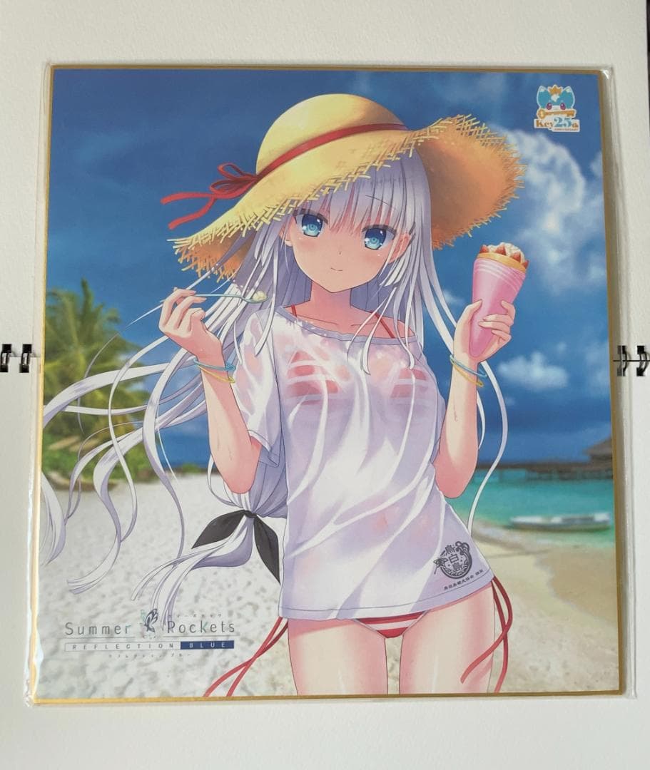 サマポケ　Summer Pockets 　鳴瀬しろは　色紙　VA夏フェス　しろは