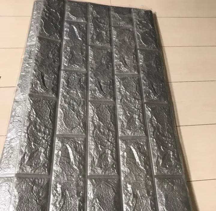 3D立体壁紙 DIYレンガ調壁紙シール 70x77CM ウォールステッカー