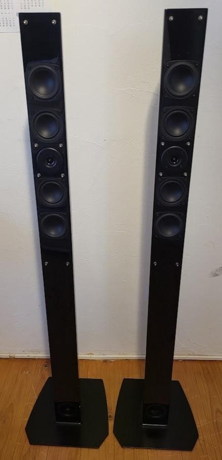 DENON SC-T7L2　トールボーイスピーカー デノン　2台　ブラック①