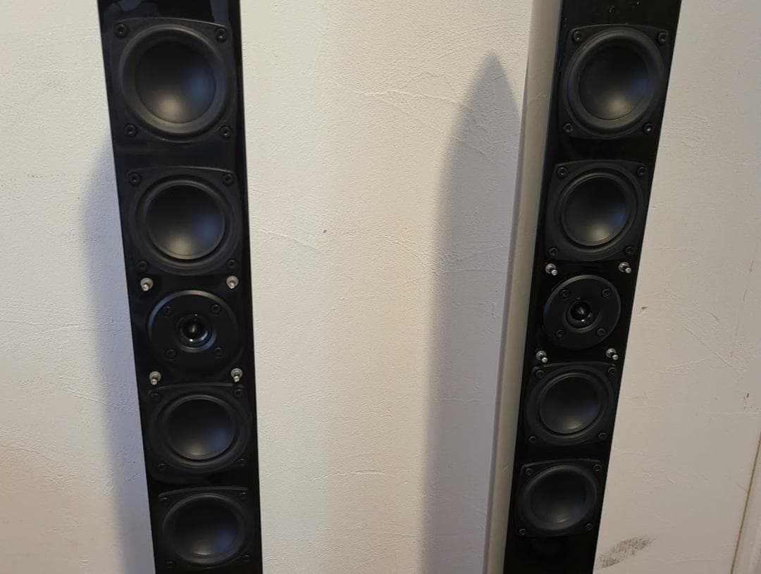 DENON SC-T7L2　トールボーイスピーカー デノン　2台　ブラック①