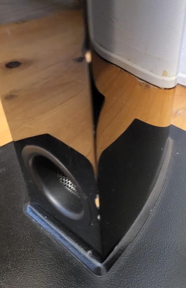 DENON SC-T7L2　トールボーイスピーカー デノン　2台　ブラック①