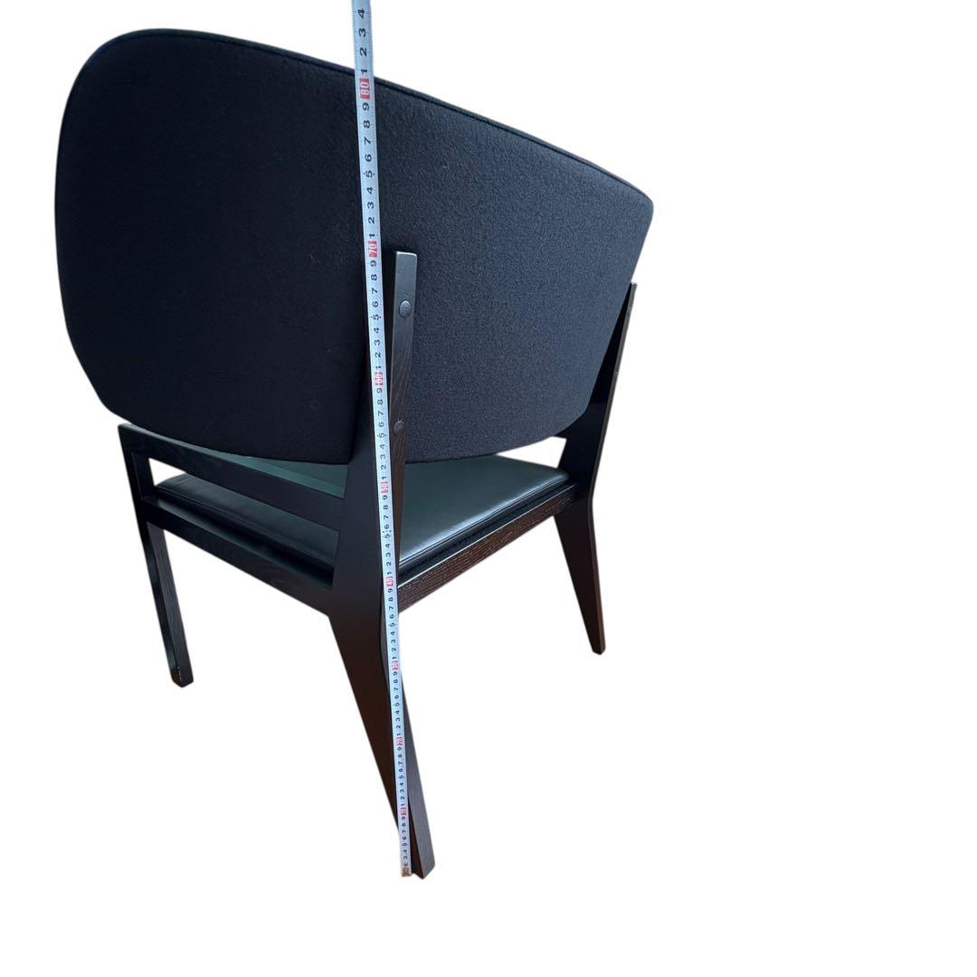 Swedese Cartoon カールトン アームチェア ブラックレザー 北欧