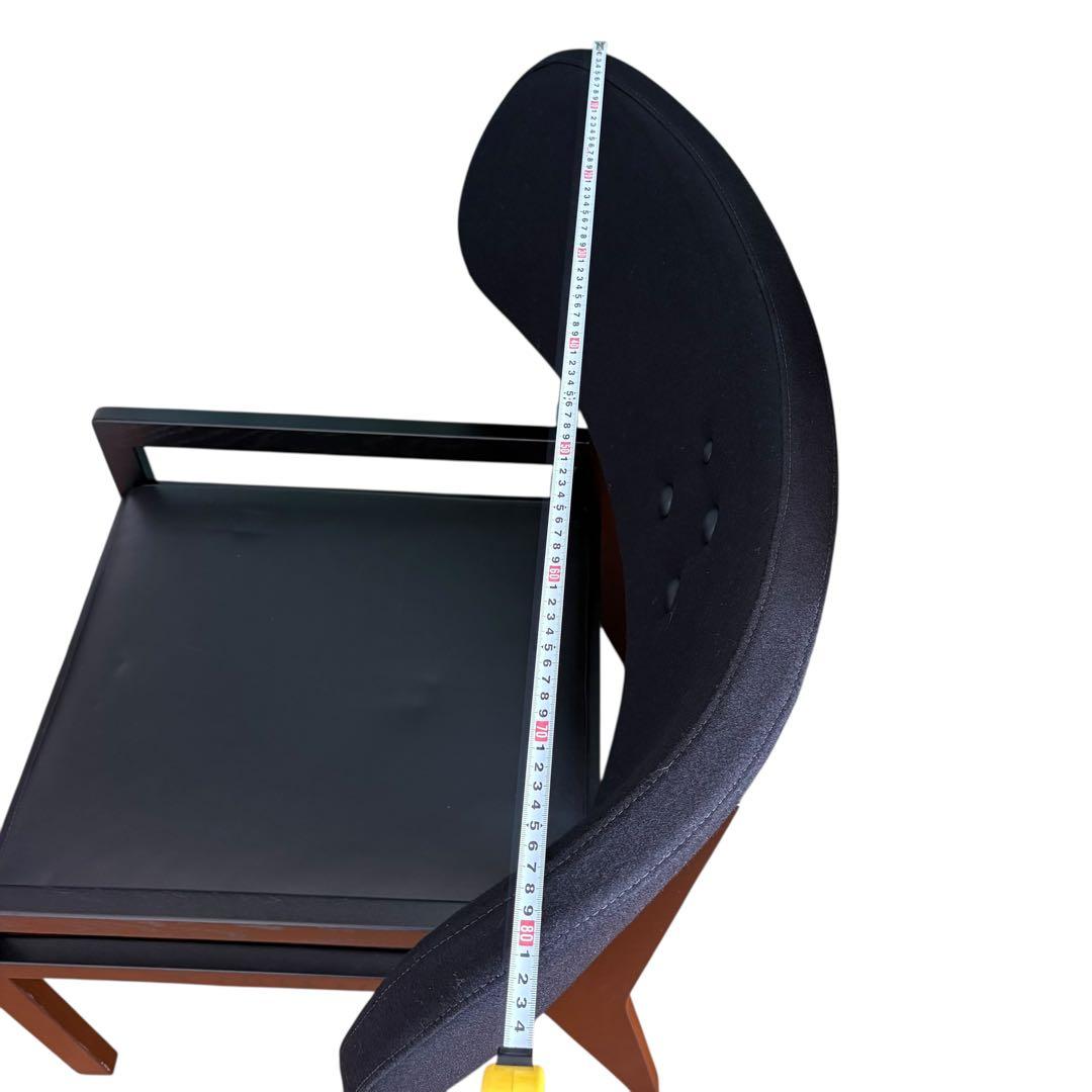 Swedese Cartoon カールトン アームチェア ブラックレザー 北欧