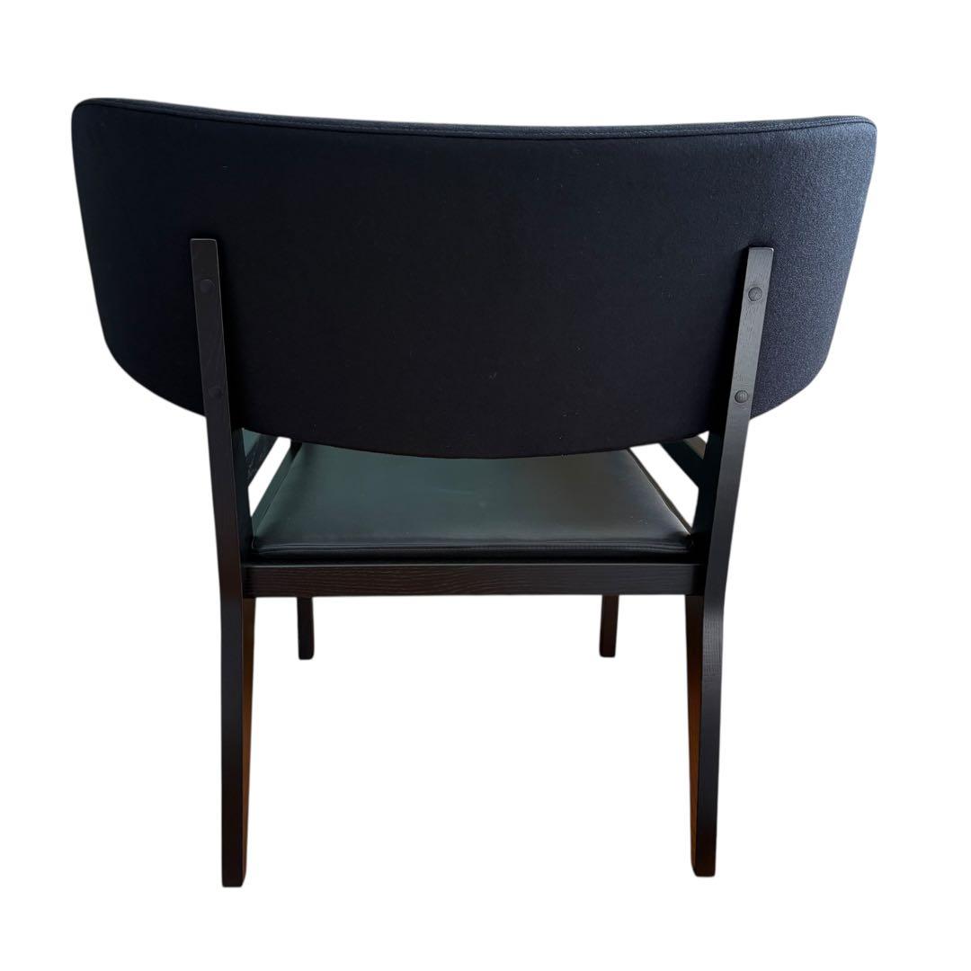 Swedese Cartoon カールトン アームチェア ブラックレザー 北欧