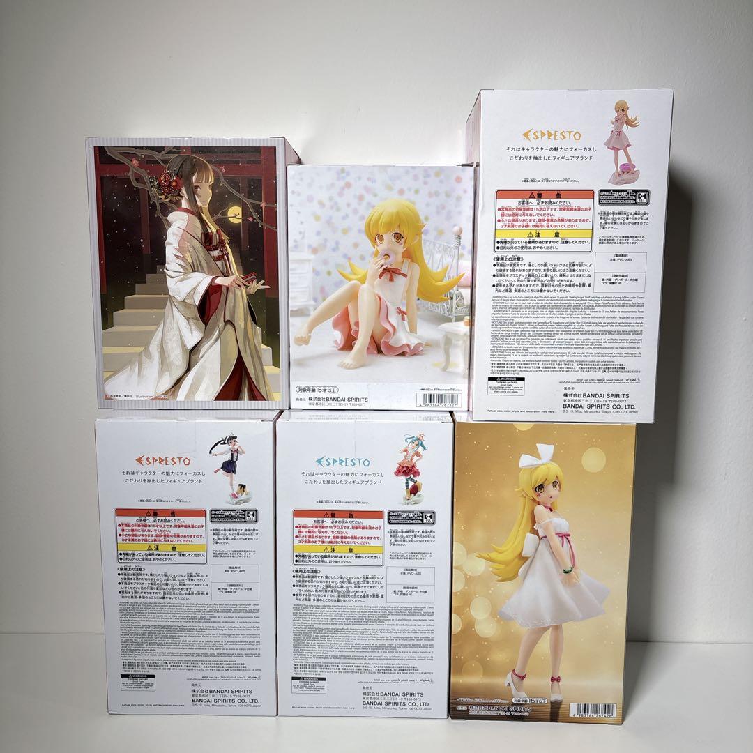 未開封 西尾維新 物語シリーズ フィギュア 6体セット ESPRESTO