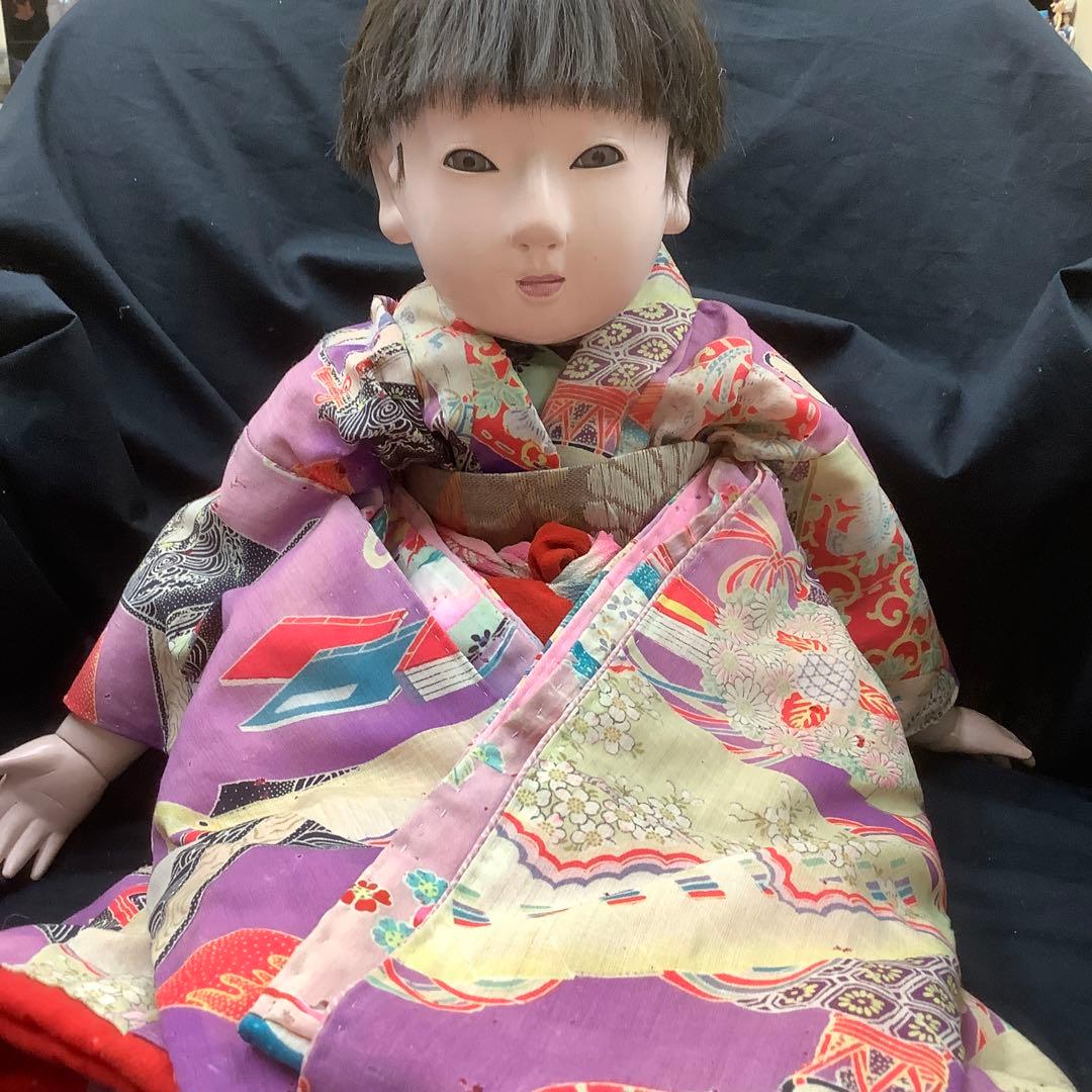 市松人形　抱き人形　永徳斎