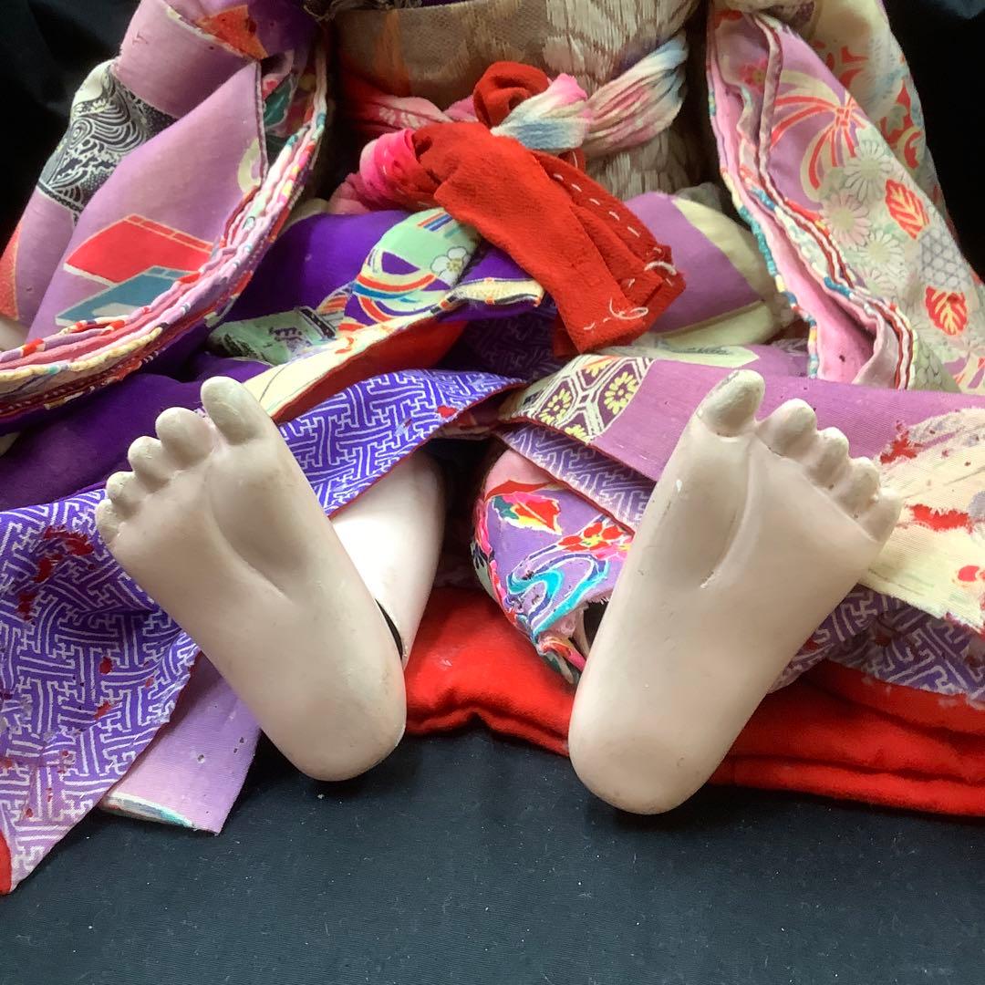 市松人形　抱き人形　永徳斎