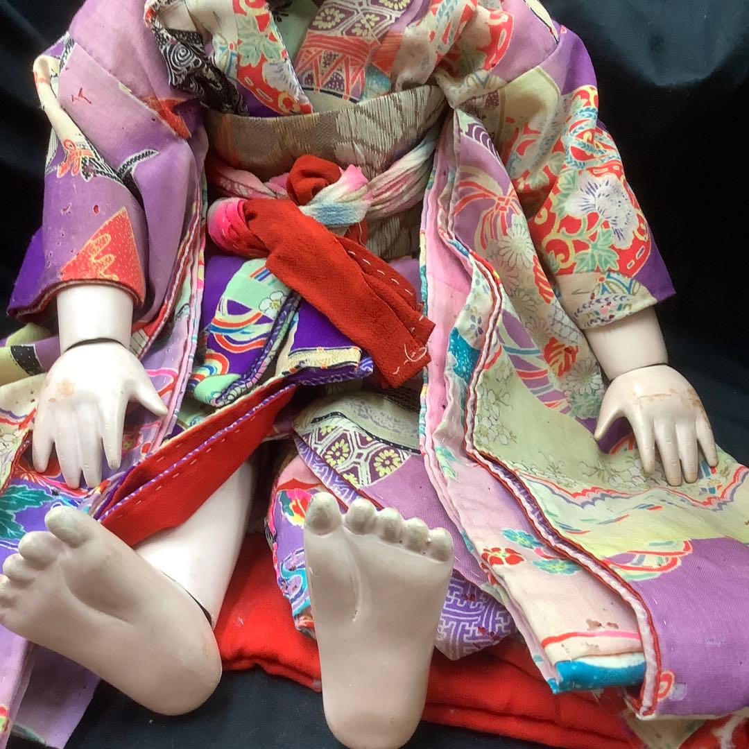 市松人形　抱き人形　永徳斎