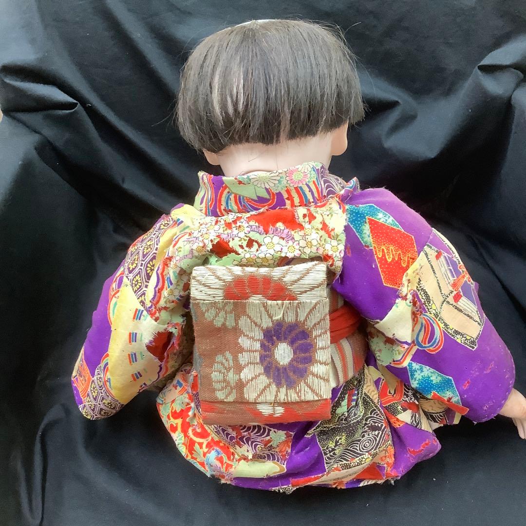 市松人形　抱き人形　永徳斎