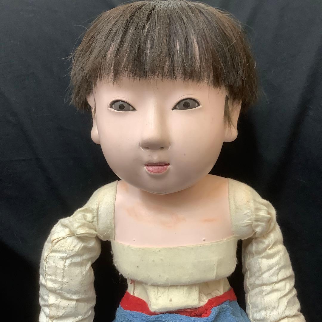 市松人形　抱き人形　永徳斎