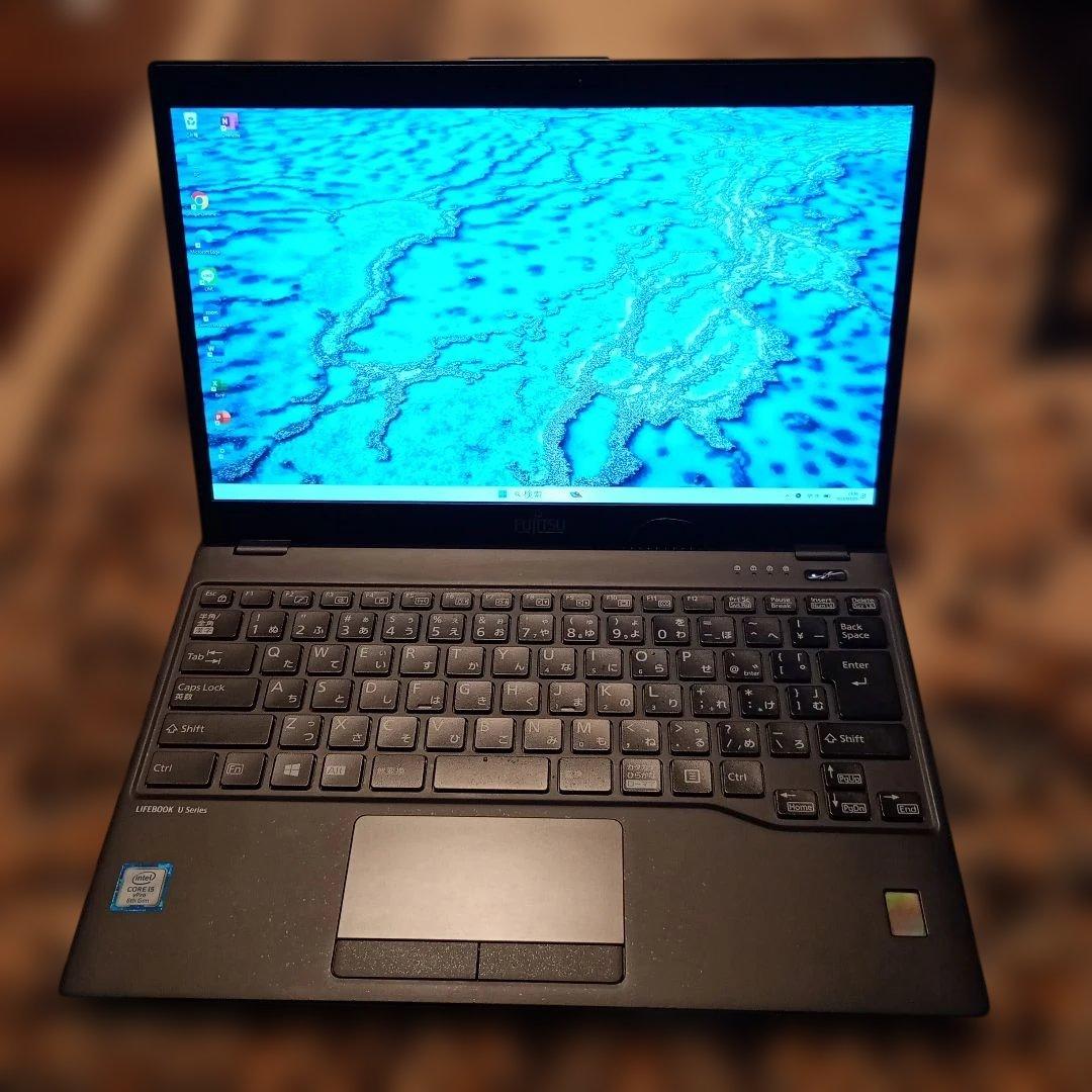 Fujitsu LIFEBOOK 4GB SSD256GB 指紋認証 オフィス