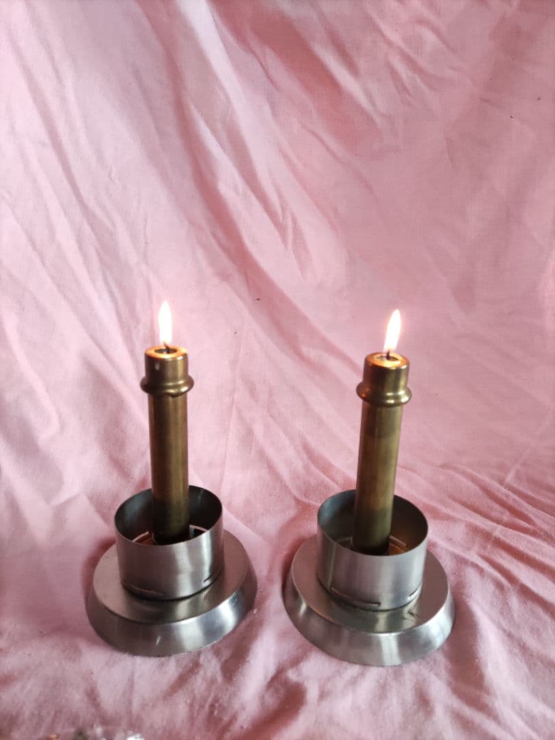 ローソク72本　卓上キャンドル2組　　レトロ