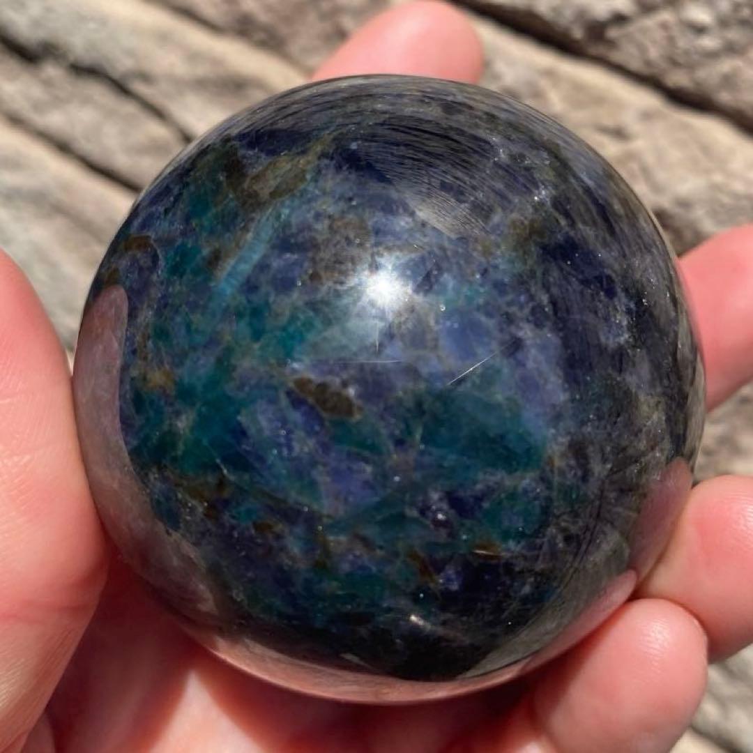 アイオライト グリーンカイヤナイト共生 スフィア ❸