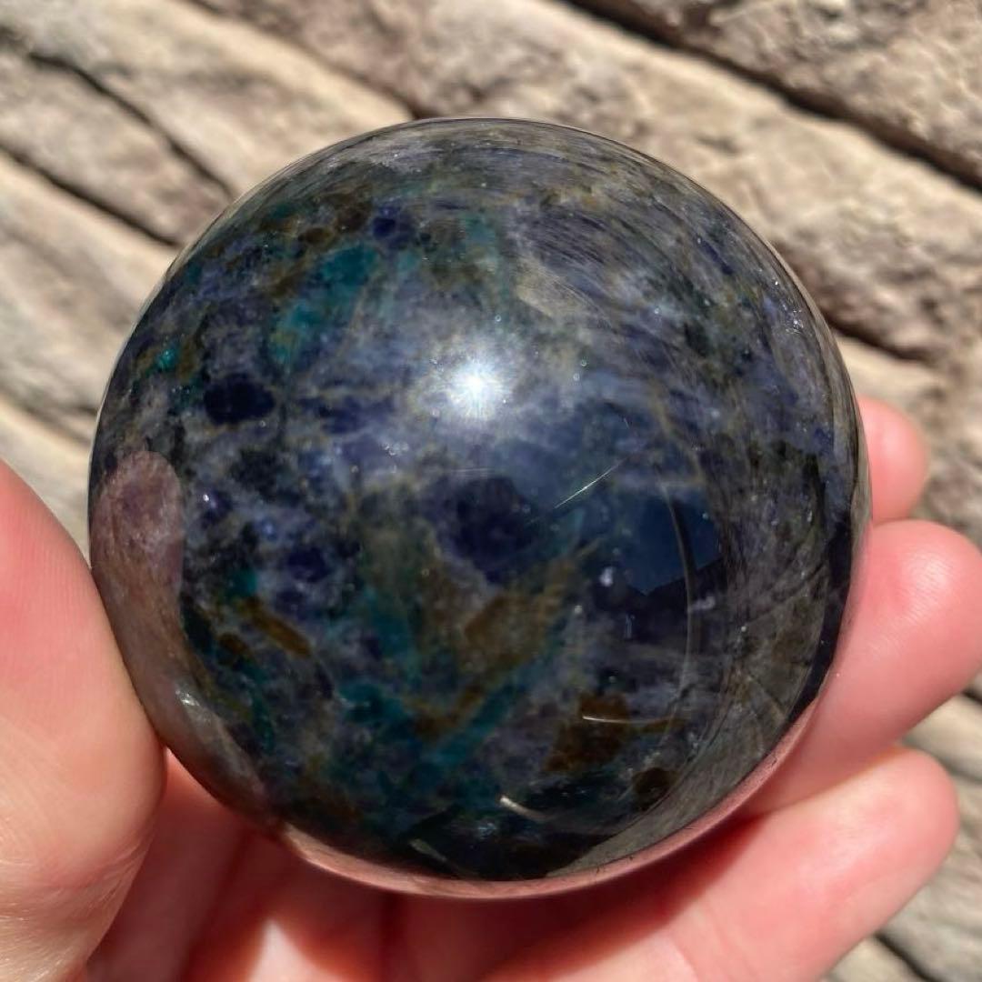 アイオライト グリーンカイヤナイト共生 スフィア ❸