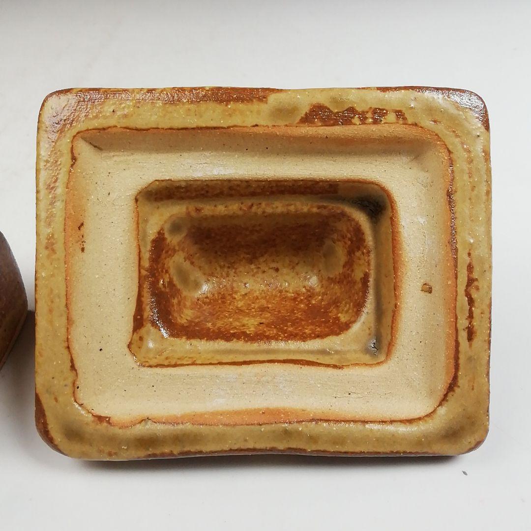 Ｗ４２６　香合　『布志名焼』『葛屋香合』『土屋雲善 造』　共箱　茶道具