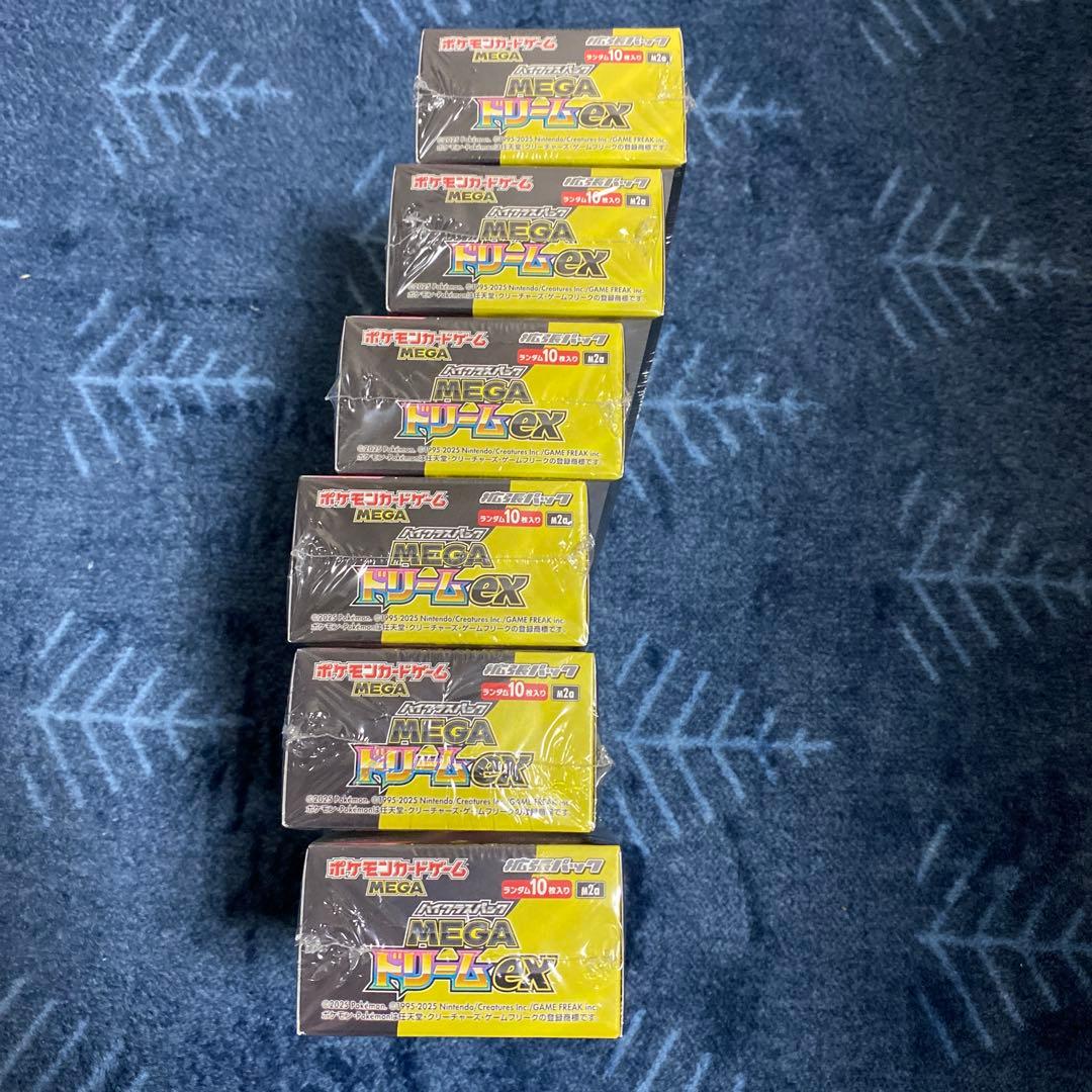 ポケモンカード メガドリームEX 6box シュリンク付き