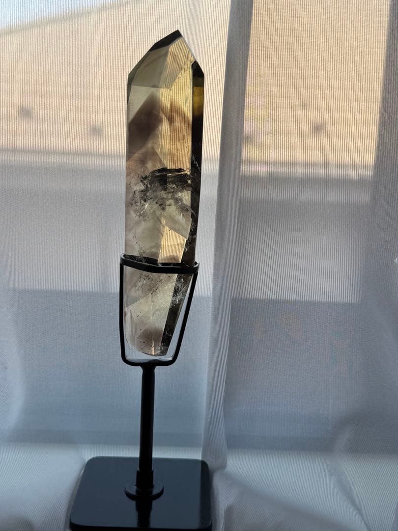 高品質＆レア◎ブラジル産 スモーキーファトムシトリン 虹入り