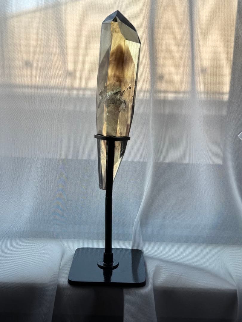 高品質＆レア◎ブラジル産 スモーキーファトムシトリン 虹入り