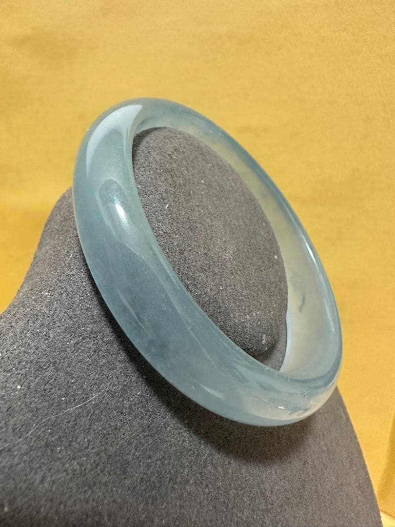 美天然石　アクアマリンバングル