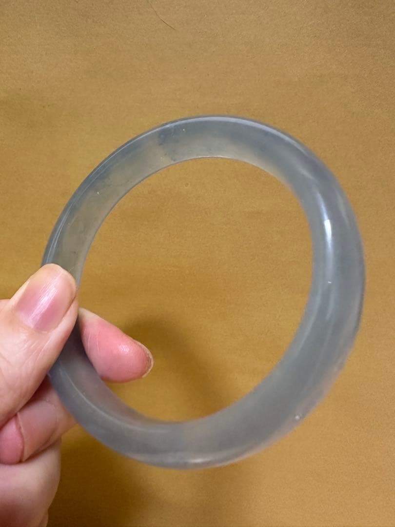 美天然石　アクアマリンバングル