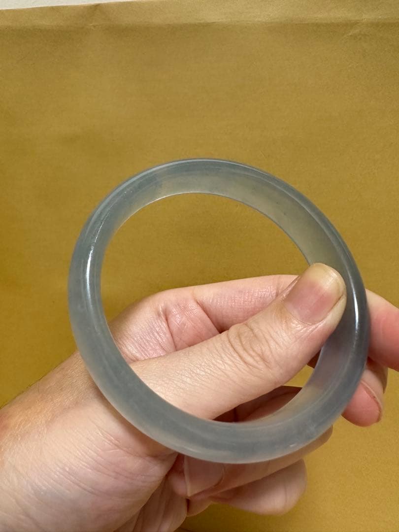 美天然石　アクアマリンバングル