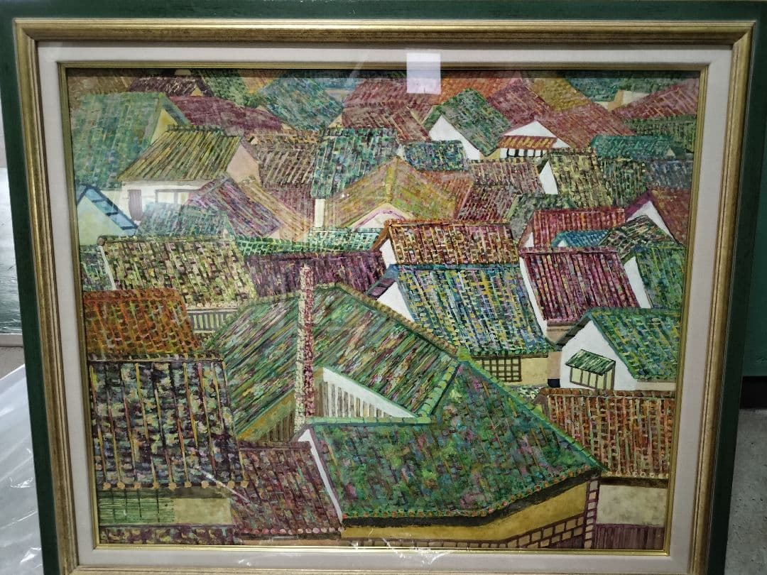 名古屋引取限定!瓦に魅せられた画家の作品②