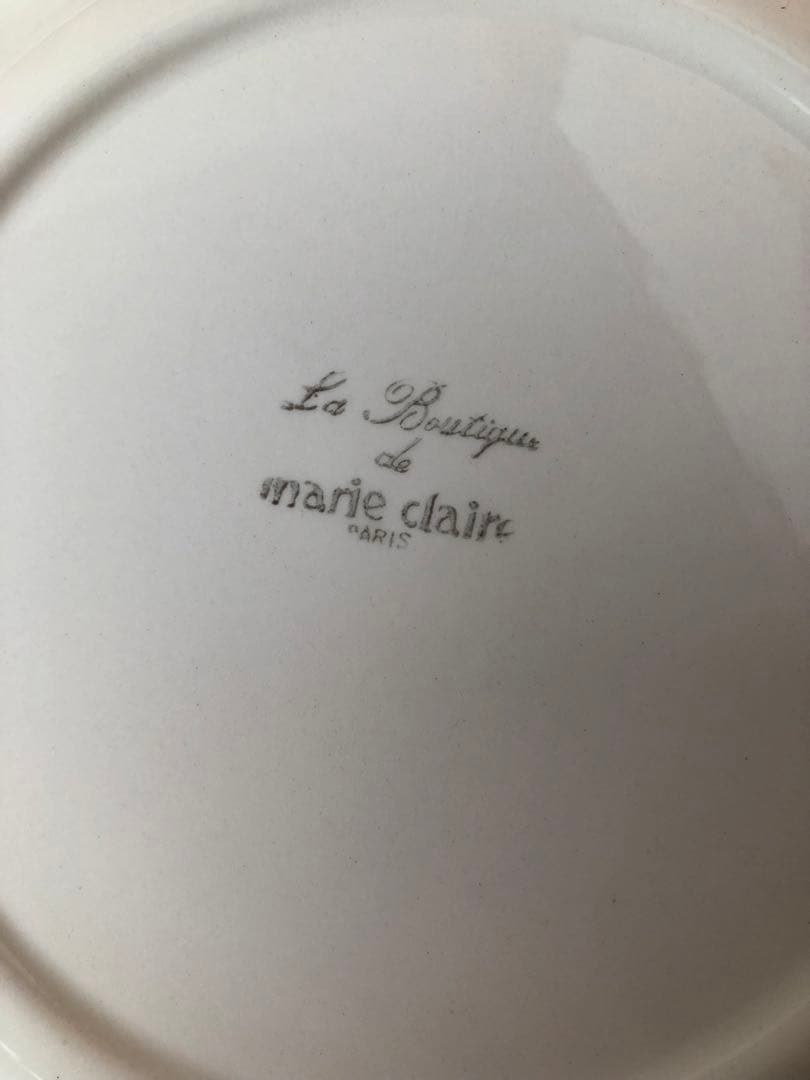 marie claireプレート　『青い薔薇』三枚