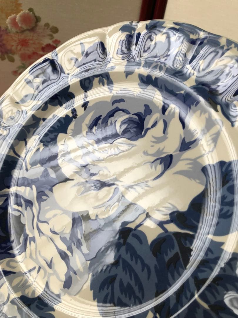 marie claireプレート　『青い薔薇』三枚