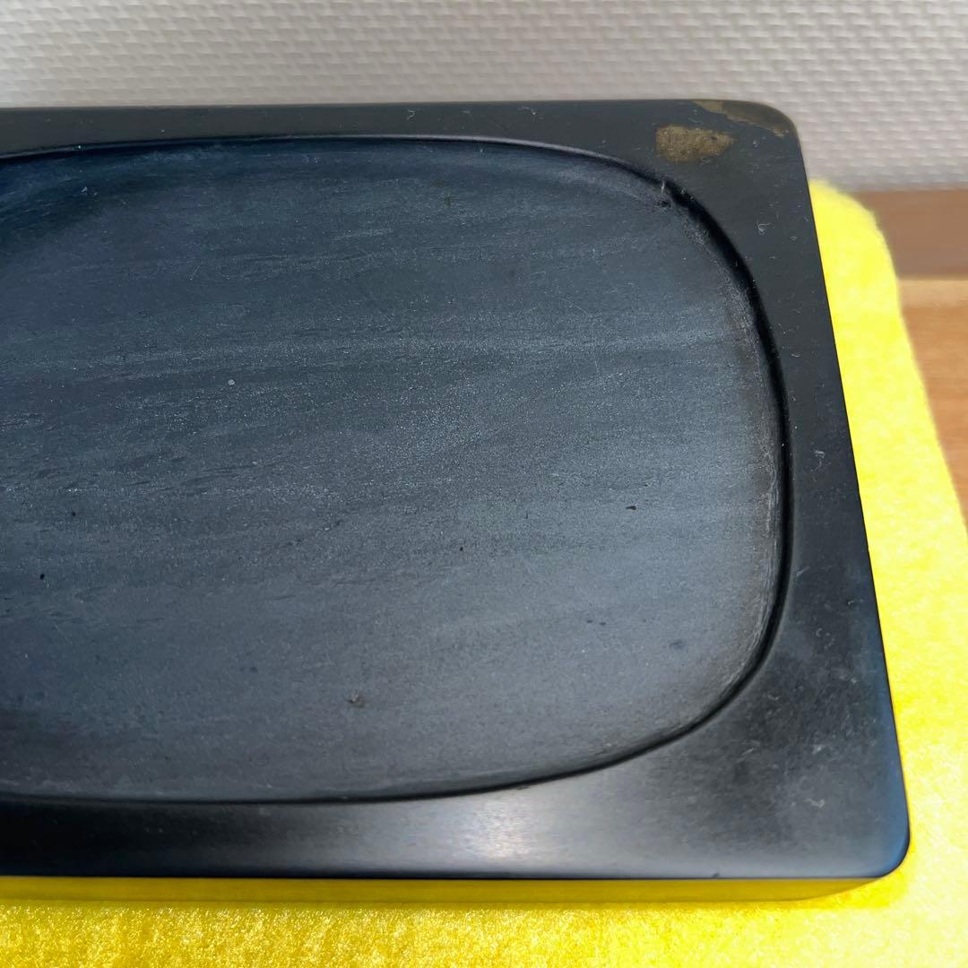 ⭕️雨畑硯開祖　機山堂　深澤粂次郎硯舗　石渓　翔雲に富士彫刻　長方研　工芸品