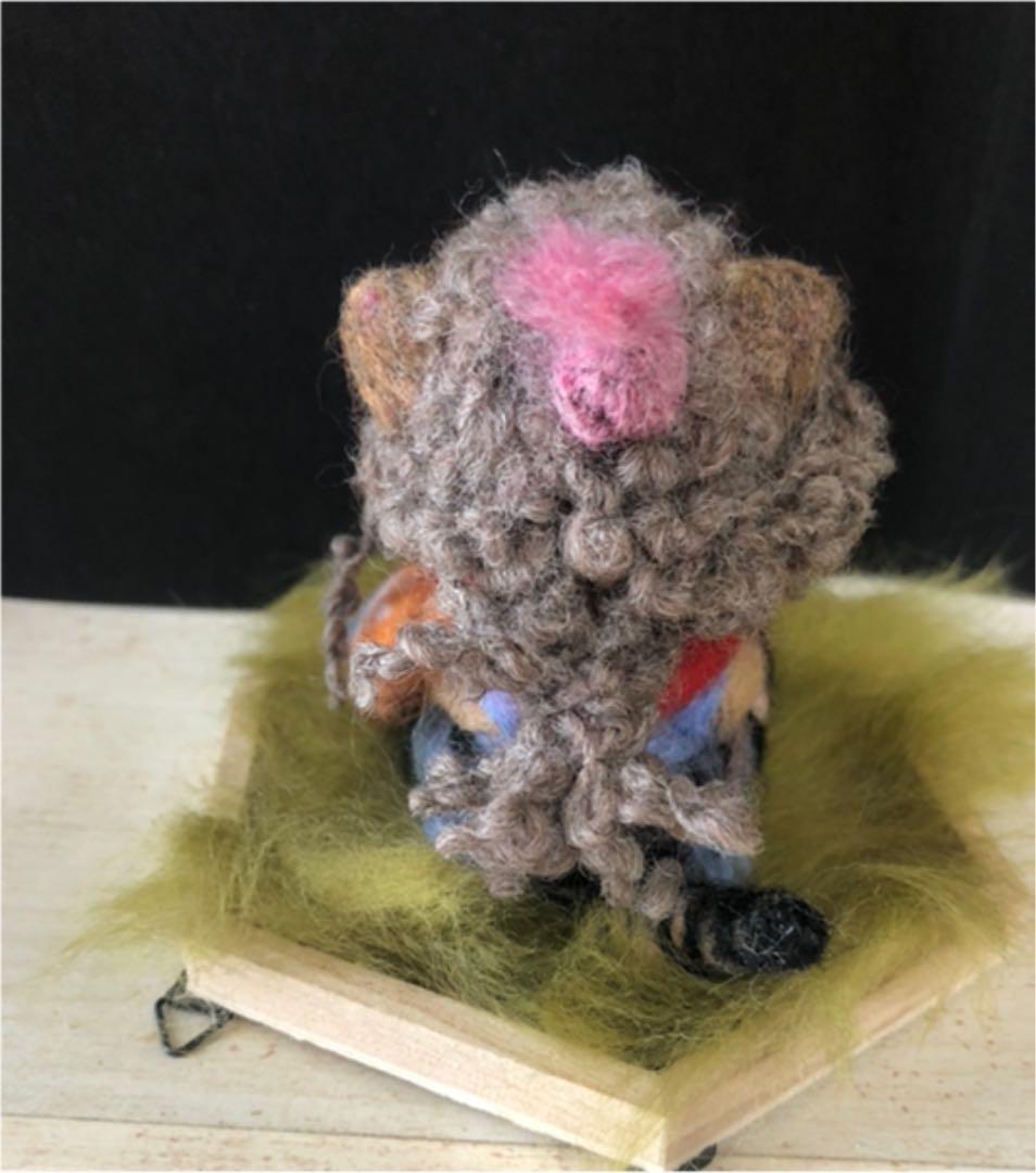 羊毛フェルト　猫　マスコット　オーダー受け付け