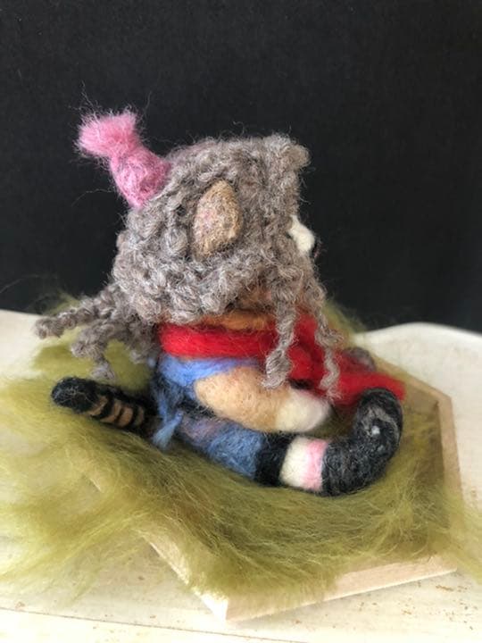 羊毛フェルト　猫　マスコット　オーダー受け付け