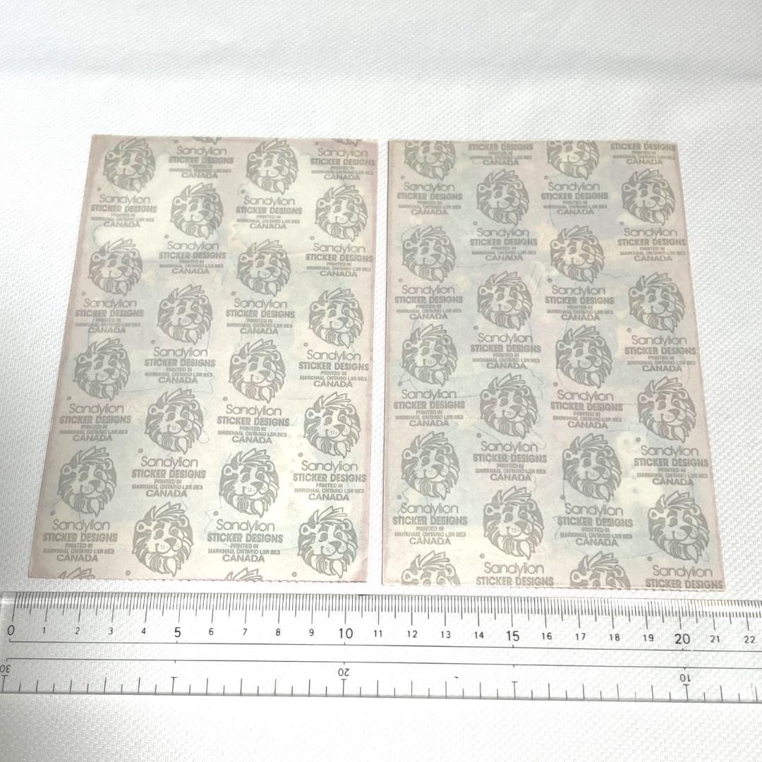 サンディライオン Sandylion クリスマス 動物 2枚 ステッカー