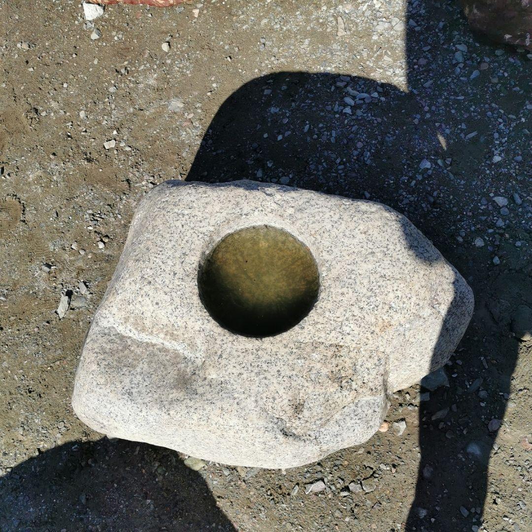 自然石　蹲　181キロ　庭石　石　鑑賞石　庭　坪庭　ガーデニング　置物