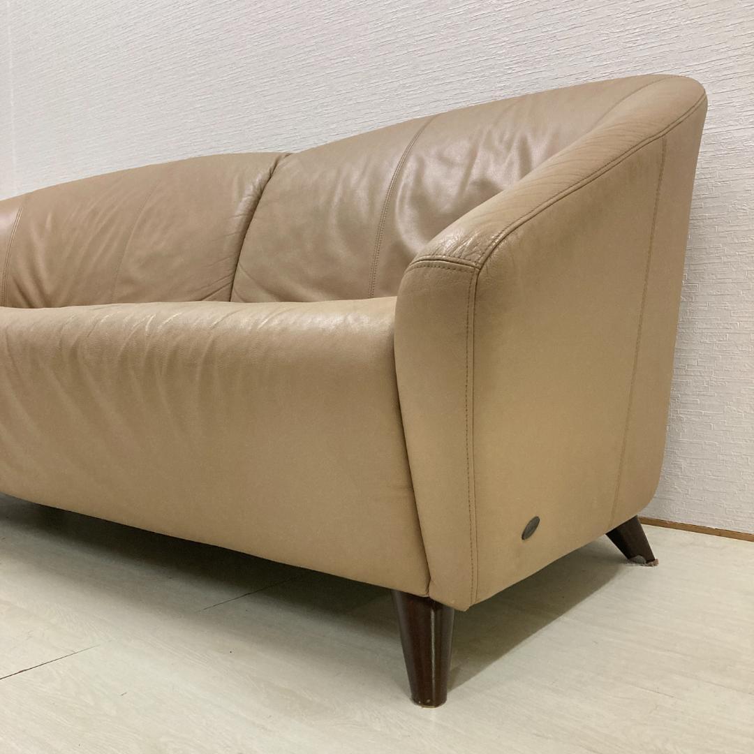 日本フクラ　LongLife　本革　３人掛けソファ　トリプルソファ