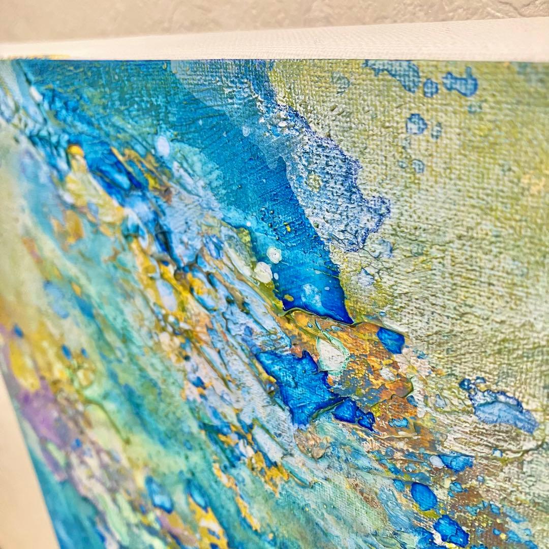 encounter＊大きめ45㎝絵画　抽象画　テクスチャーアート　ホテルライク