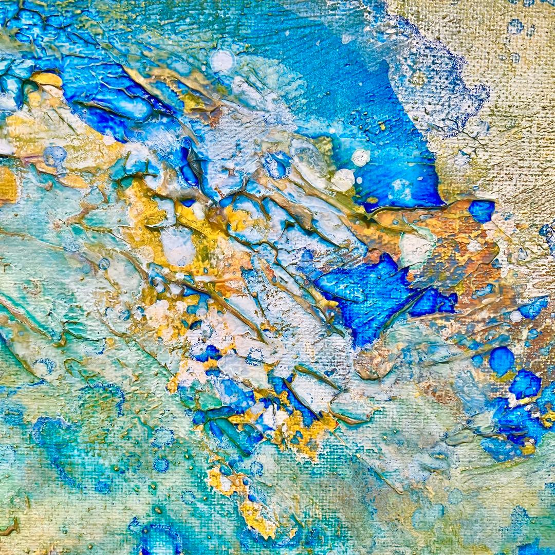 encounter＊大きめ45㎝絵画　抽象画　テクスチャーアート　ホテルライク