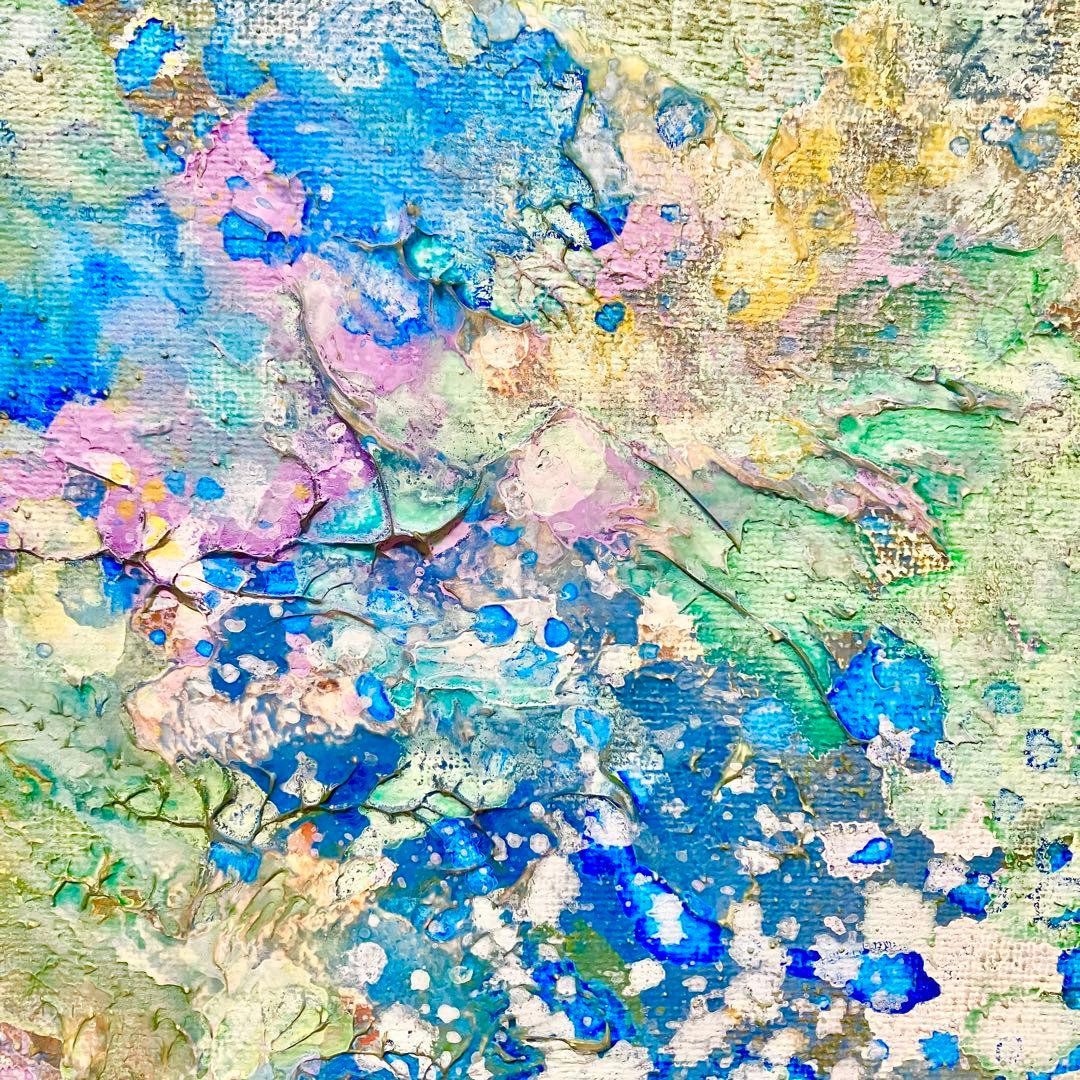 encounter＊大きめ45㎝絵画　抽象画　テクスチャーアート　ホテルライク