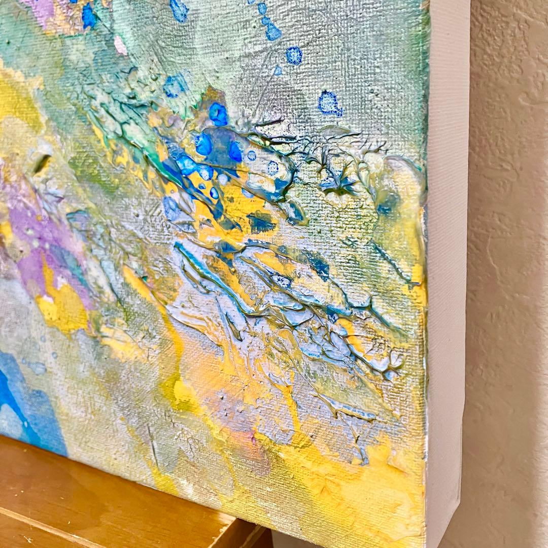 encounter＊大きめ45㎝絵画　抽象画　テクスチャーアート　ホテルライク