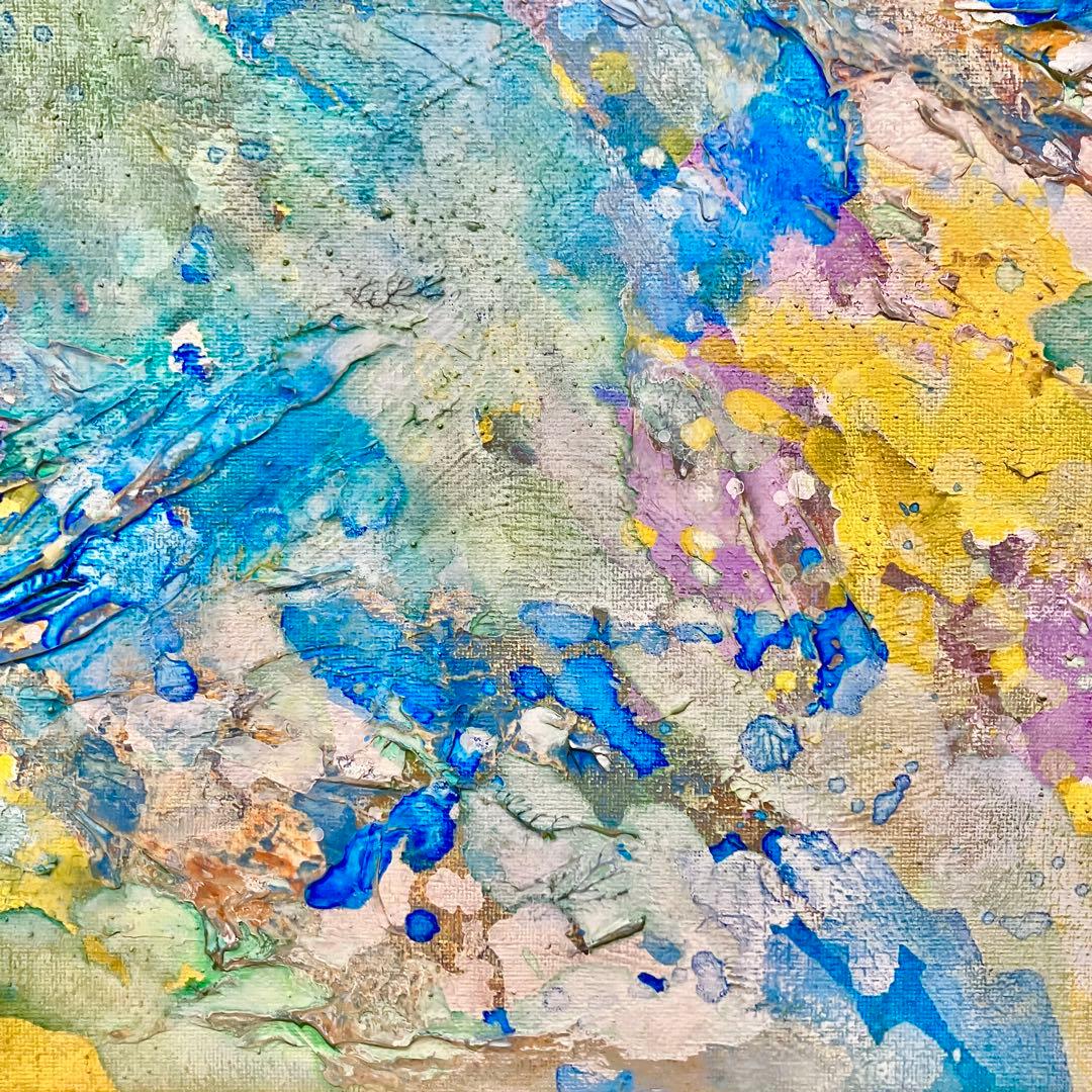 encounter＊大きめ45㎝絵画　抽象画　テクスチャーアート　ホテルライク