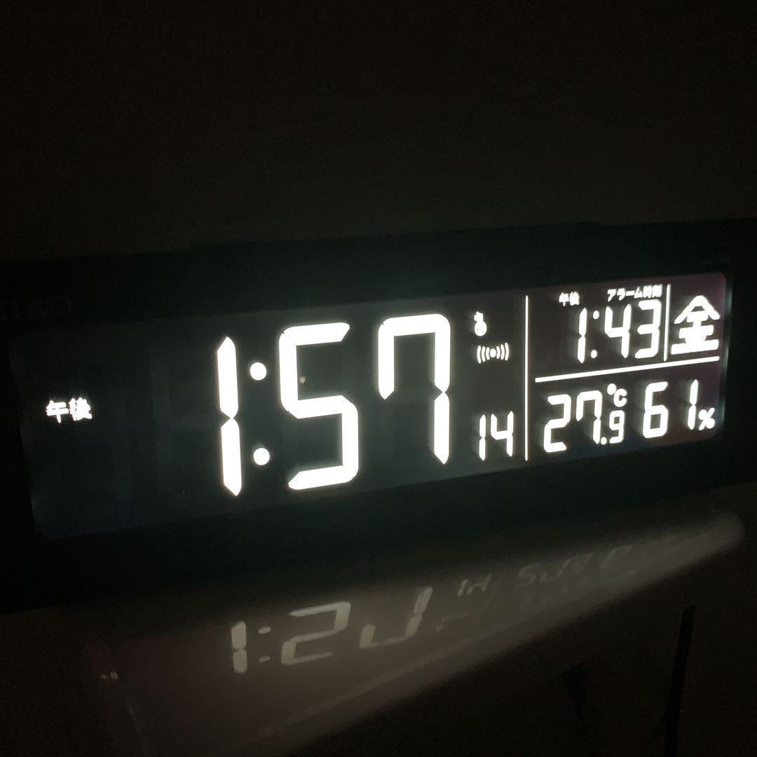 SEIKO　セイコー　交流式電波目ざまし時計　DL305K　選べる70色！表示色