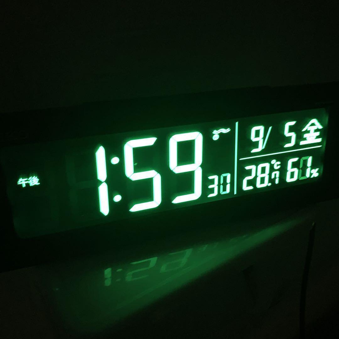 SEIKO　セイコー　交流式電波目ざまし時計　DL305K　選べる70色！表示色