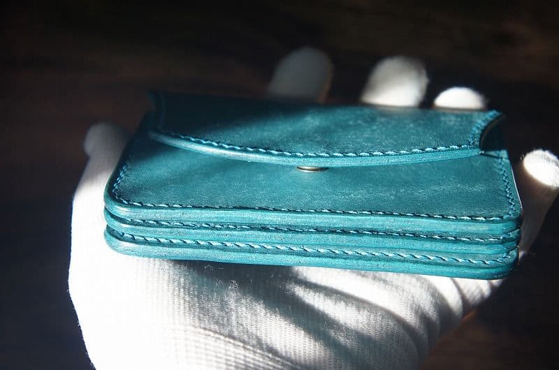 【ワケあり】【送料無料】マヤベリーのミニトラッカーウォレット【ターコイズ】