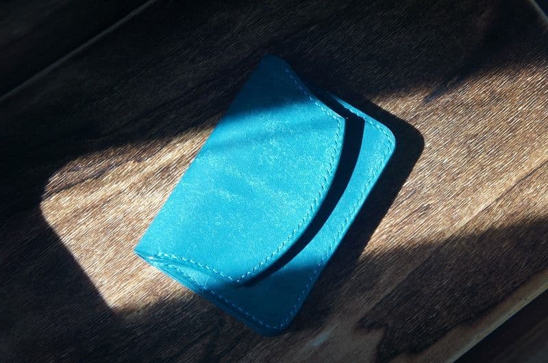 【ワケあり】【送料無料】マヤベリーのミニトラッカーウォレット【ターコイズ】