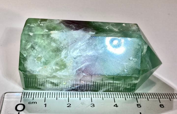 エンジェルフェザー✿*:・　フローライト　マルチカラー　蛍石　ポイント